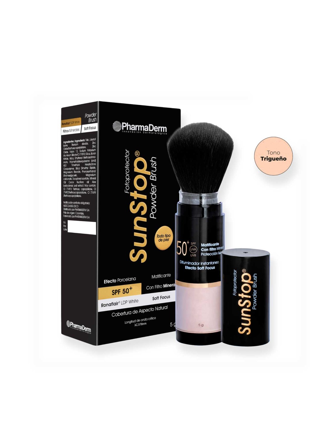 Brush Spf50+ Trigueño y translucido